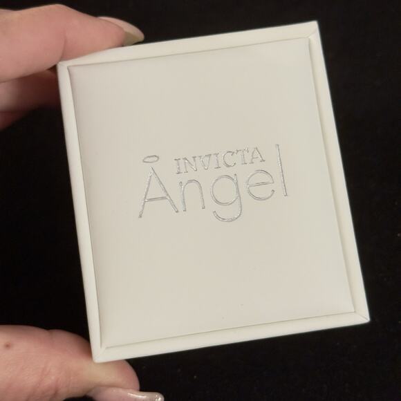 Invicta Mini 22.5mm Angel Women’s Watch Necklace Mother Of Pearl Dial $199 MSRP - Picture 13 of 14